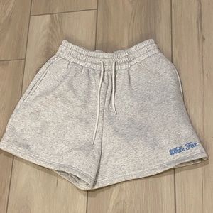 White fox shorts